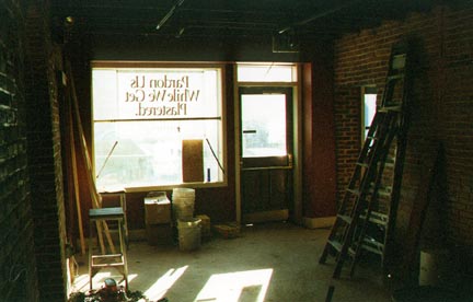 Sisson's Restaurant and Brewery construction Nov 2000